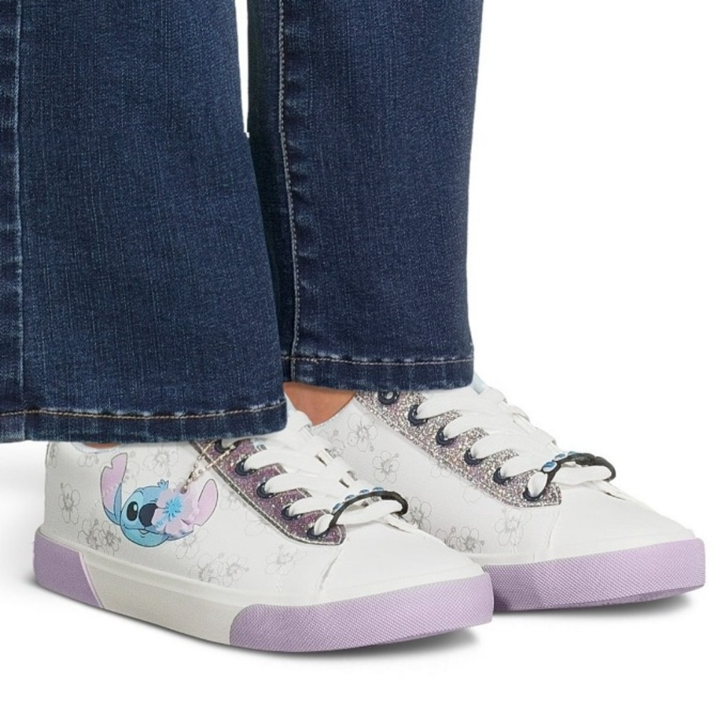 Disney Stitch Women's Low Top Lace Up Sneaker - Picture 2 of 6